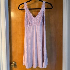 Felina Pink Lace Nightgown Size Extra Large
